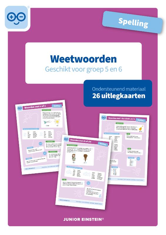 Omslag van Weetwoorden geschikt voor groep 5 en 6