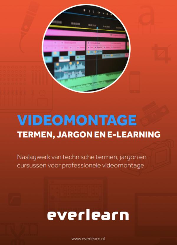 Omslag van Videomontage: termen, jargon en e-learning