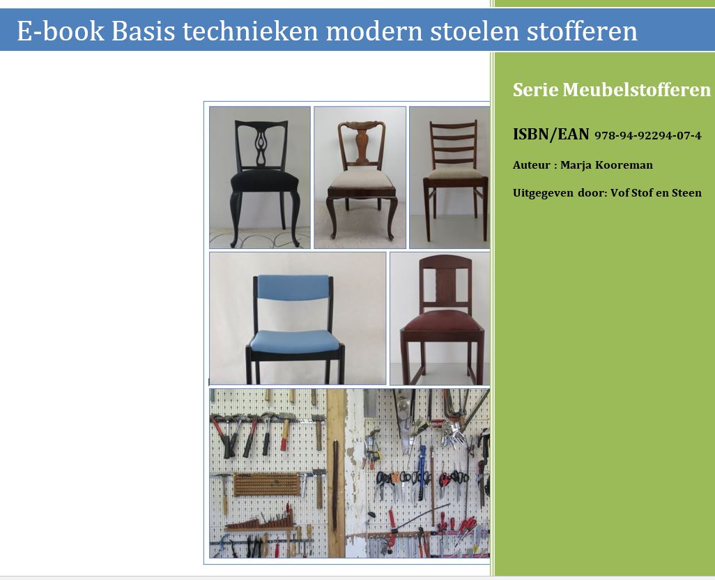 Omslag van modern upholstery fundamentals