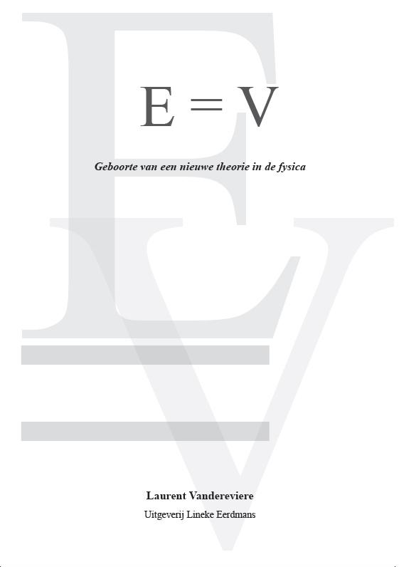 Omslag van E = V