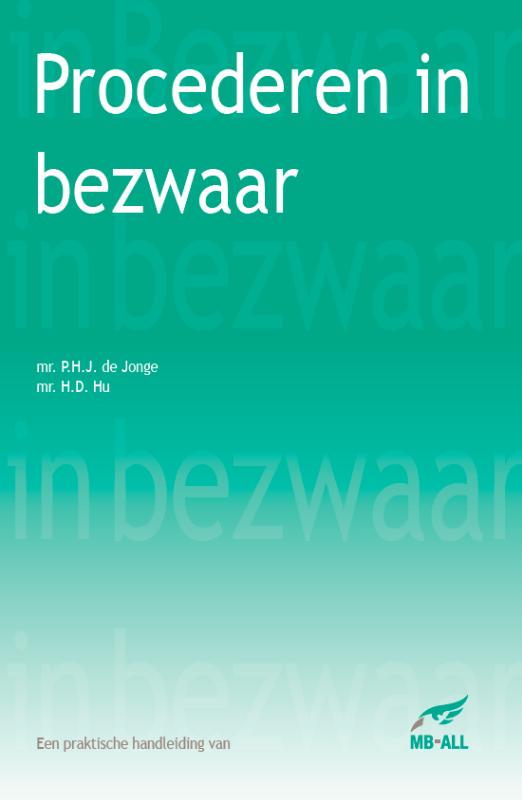 Omslag van Procederen in bezwaar