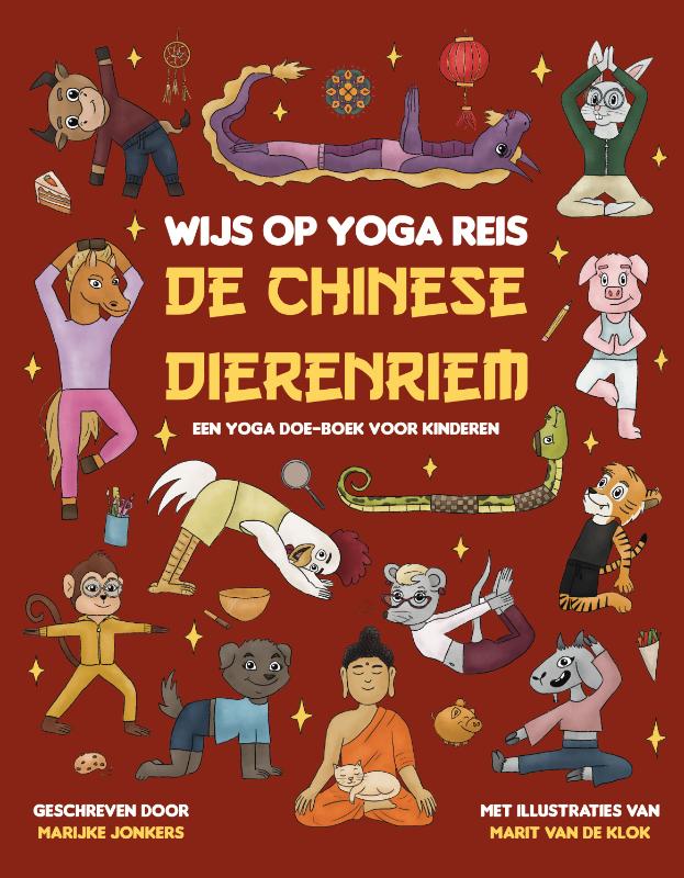 Omslag van Wijs op yoga reis: de Chinese dierenriem