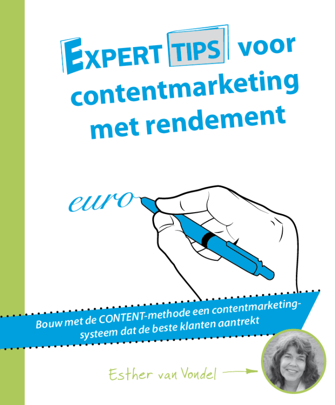 Omslag van Experttips voor contentmarketing met rendement