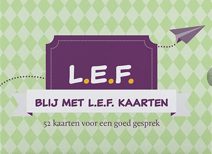 Omslag van Blij met L.E.F. kaarten