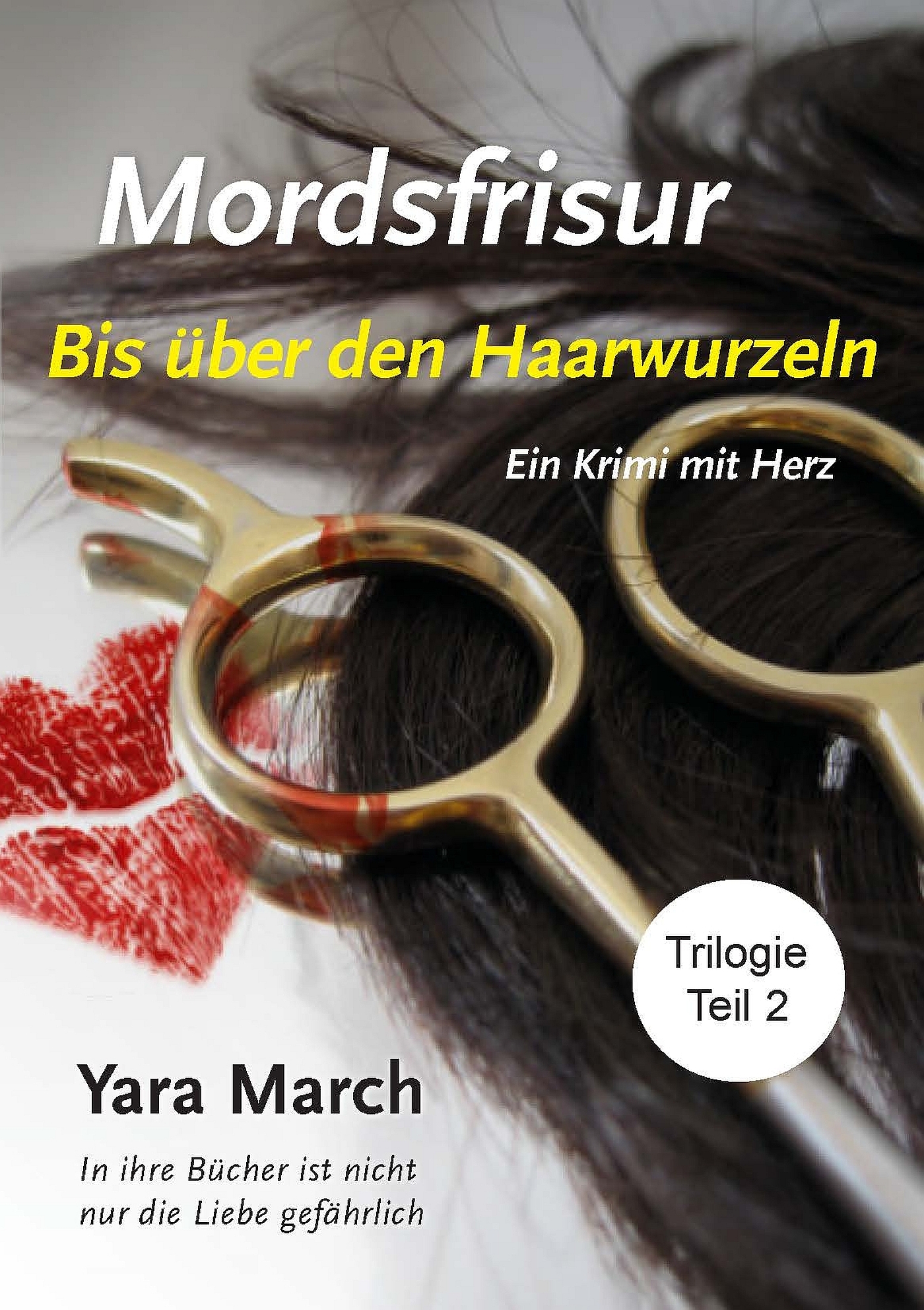 Omslag van Bis über den Haarwurzeln