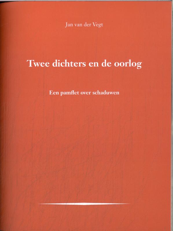 Omslag van Twee dichters en de oorlog