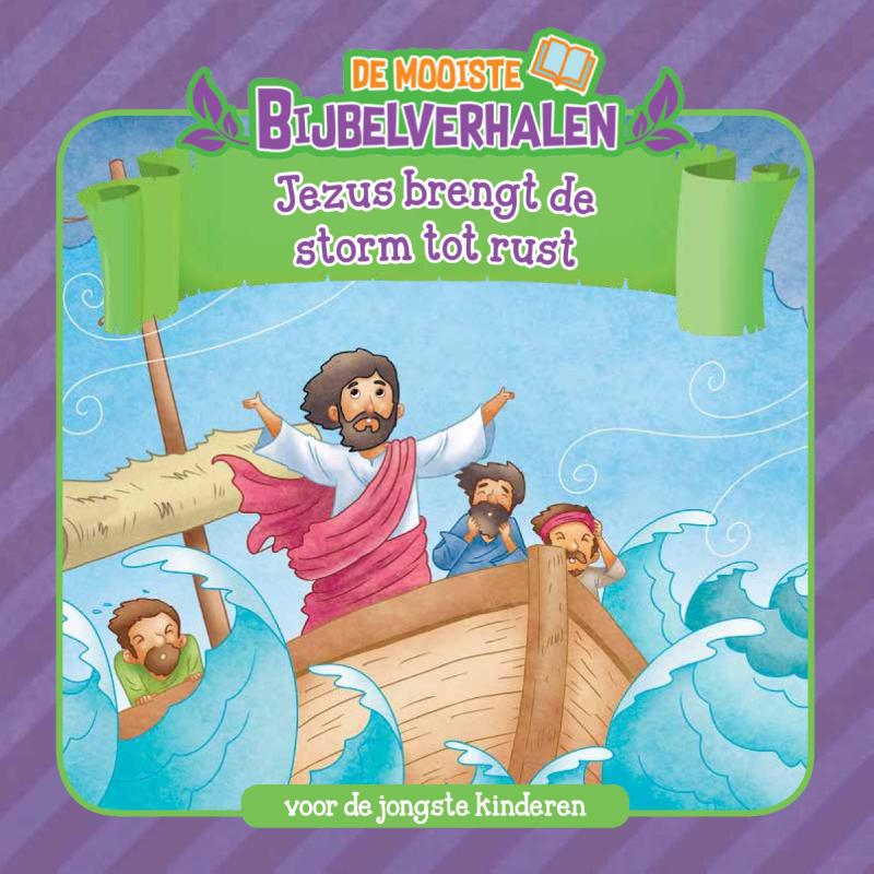 Omslag van Jezus brengt de storm tot rust