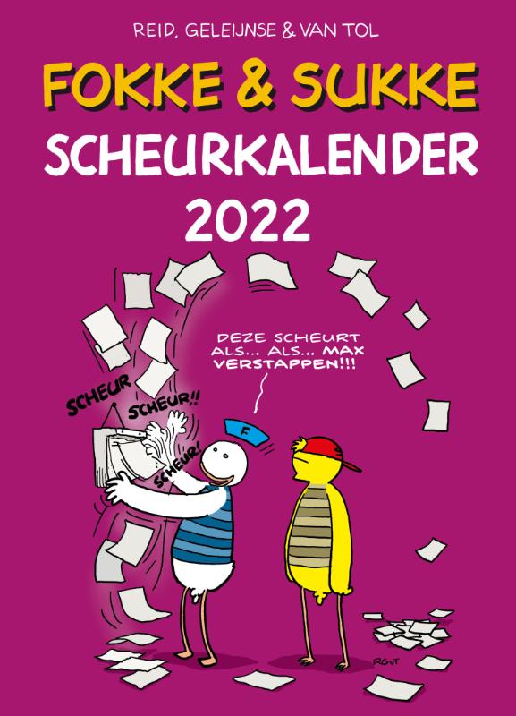 Omslag van Fokke & Sukke Scheurkalender 2022