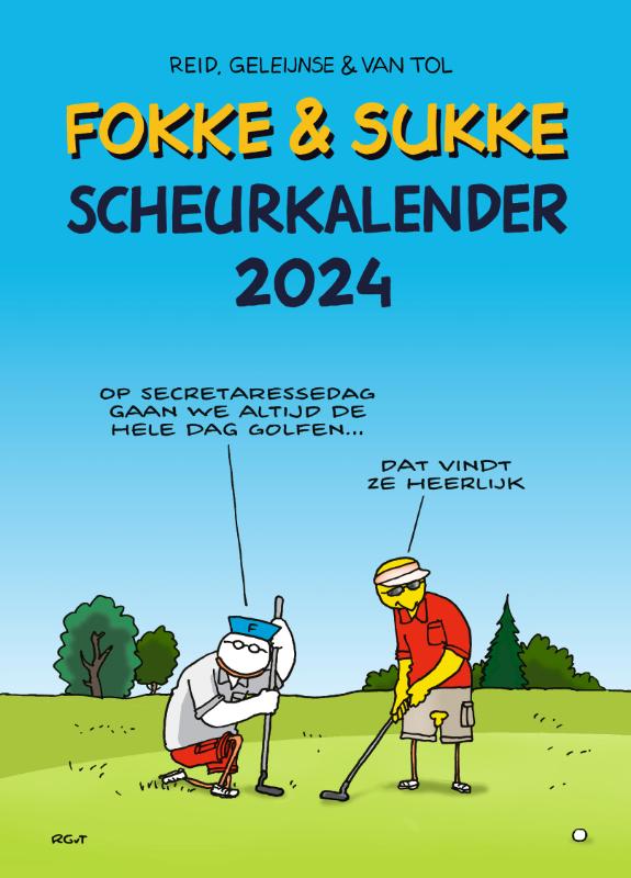 Omslag van Fokke & Sukke Scheurkalender 2024