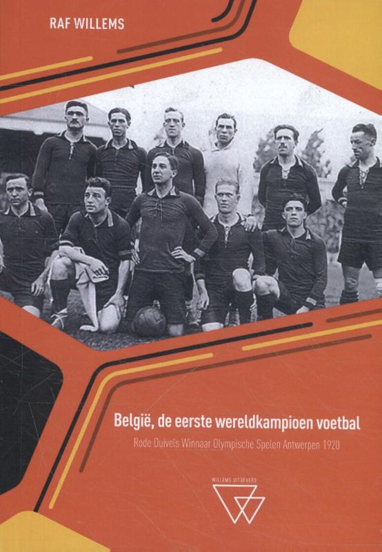 Omslag van België, de eerste wereldkampioen voetbal