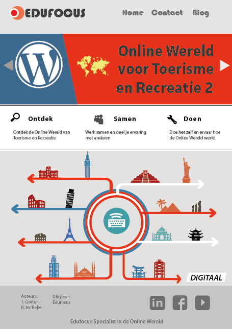 Omslag van Online Wereld voor Toerisme en Recreatie 2 - 1 jaar licentie