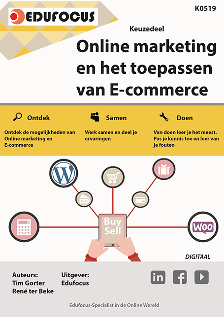 Omslag van Keuzedeel Online Marketing en het toepassen van E-commerce (K0519)