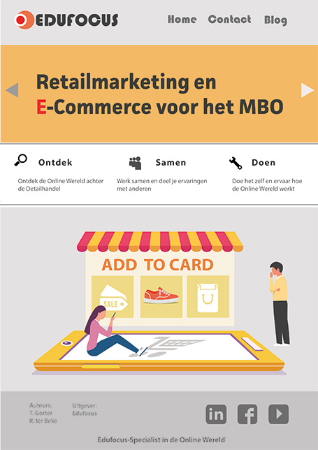 Omslag van Retailmarketing en e-commerce voor het MBO