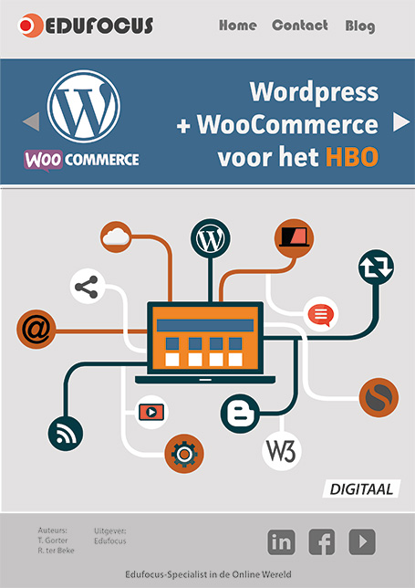 Omslag van Wordpress + Woocommerce voor het HBO