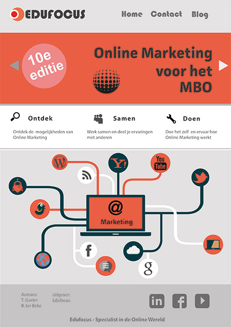 Omslag van Online marketing voor het MBO