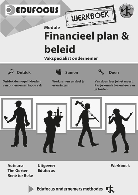 Omslag van Vakspecialist ondernemer: Werkboek bij : Financieel plan en Financieel beleid