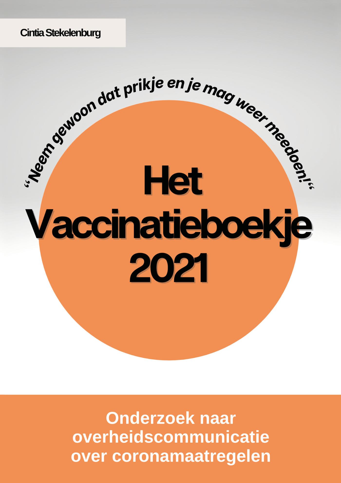 Omslag van Het Vaccinatieboekje 2021