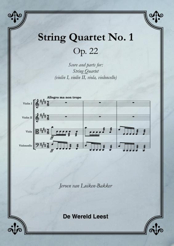 Omslag van String Quartet No. 1