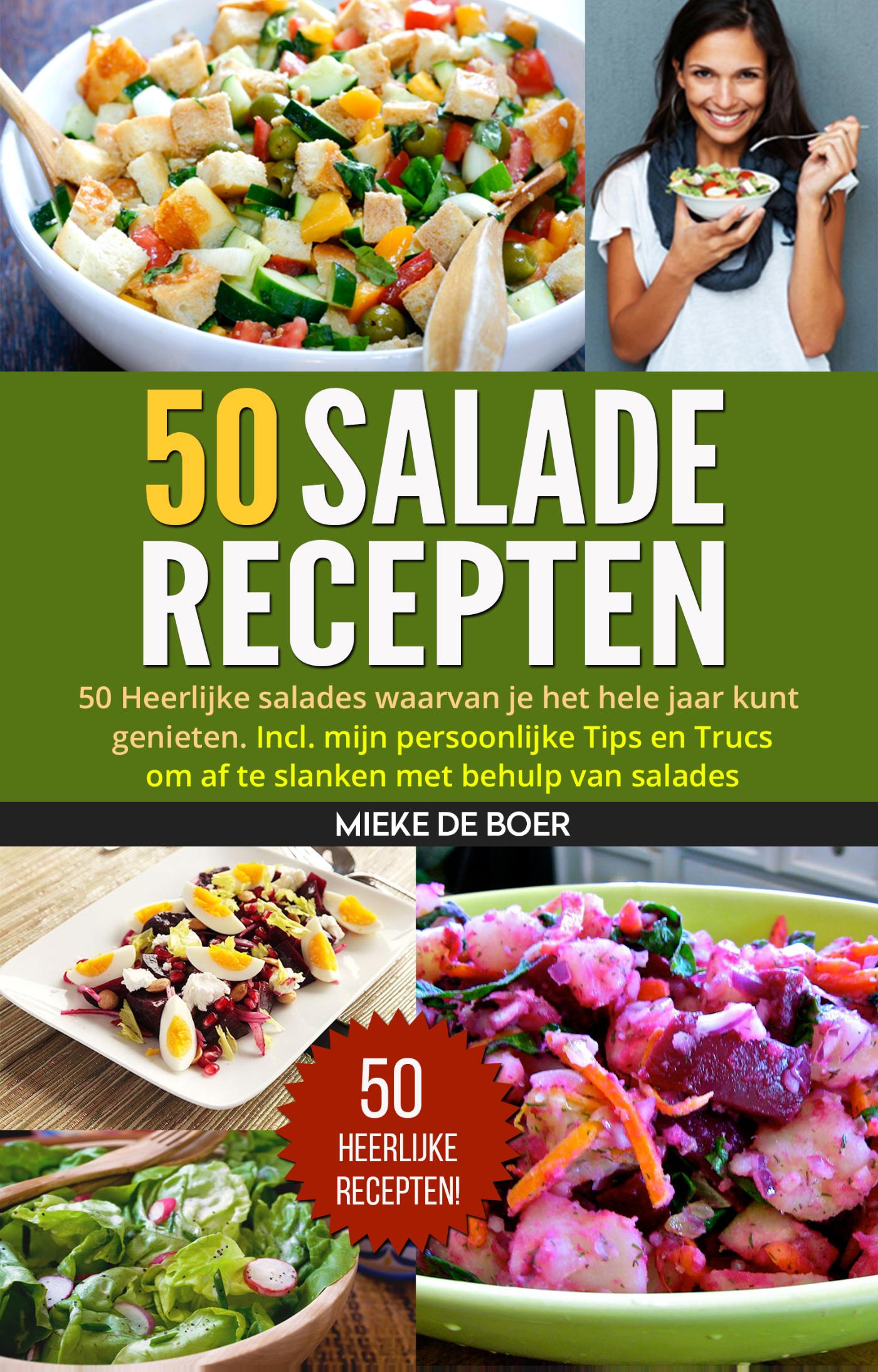 Omslag van 50 salade recepten