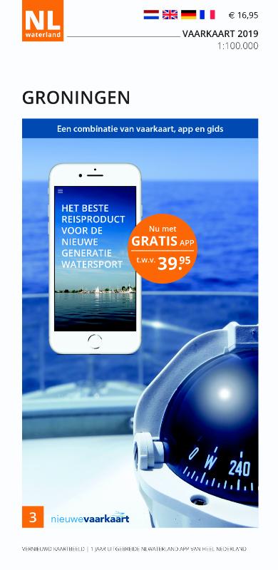Omslag van Vaarkaart Groningen 2019