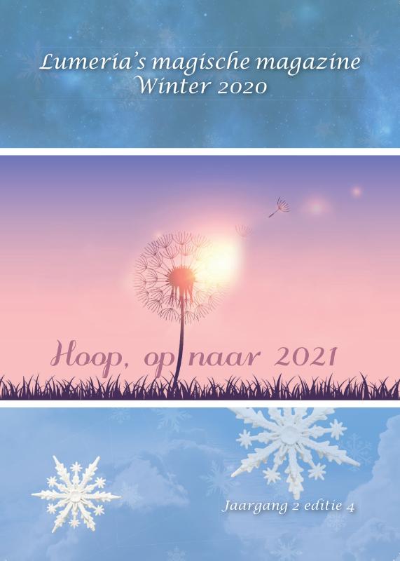 Omslag van Lumeria's magische magazine winter 2020