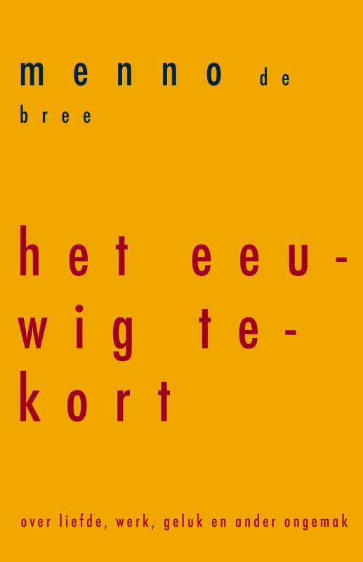 Omslag van Het eeuwig tekort