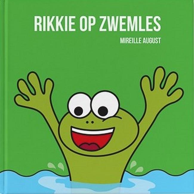 Omslag van Rikkie op zwemles