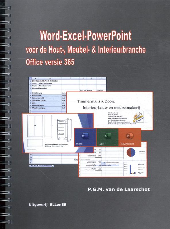 Omslag van Word, Excel, PowerPoint voor de hout-, meubel- & interieurbranche