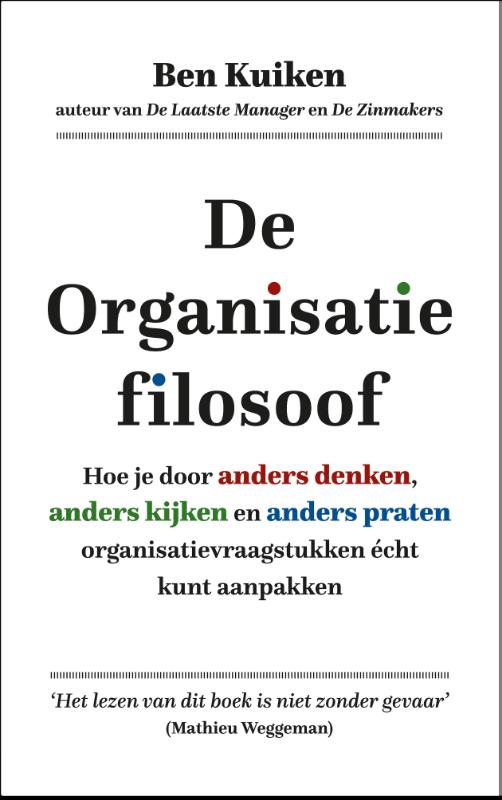 Omslag van De Organisatiefilosoof