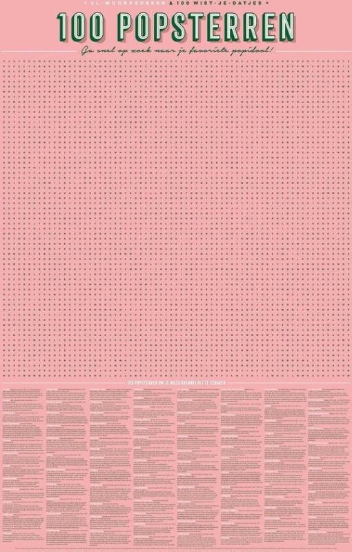 Omslag van 100 popsterren
