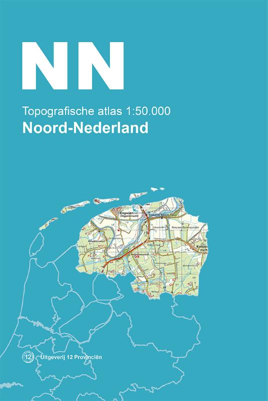 Omslag van Topografische Atlas 1:50.000 Noord-Nederland