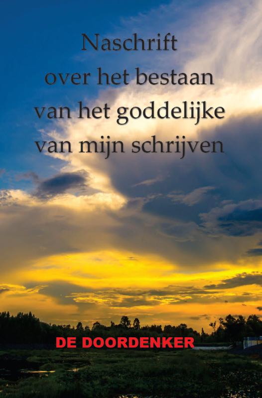 Omslag van Naschrift over het bestaan van het goddelijke van mijn schrijven