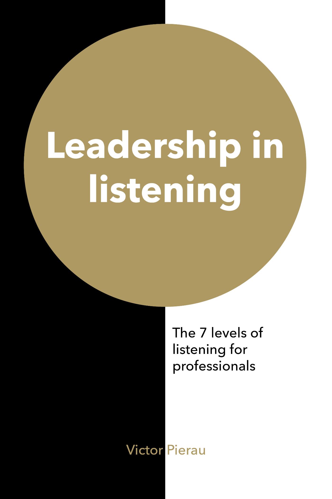 Omslag van Leadership in listening