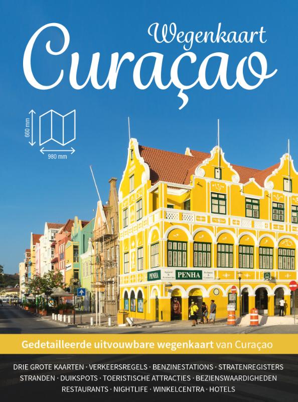 Omslag van Wegenkaart Curacao