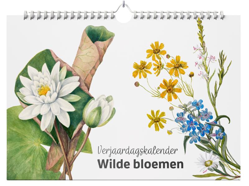 Omslag van Verjaardagskalender Wilde bloemen