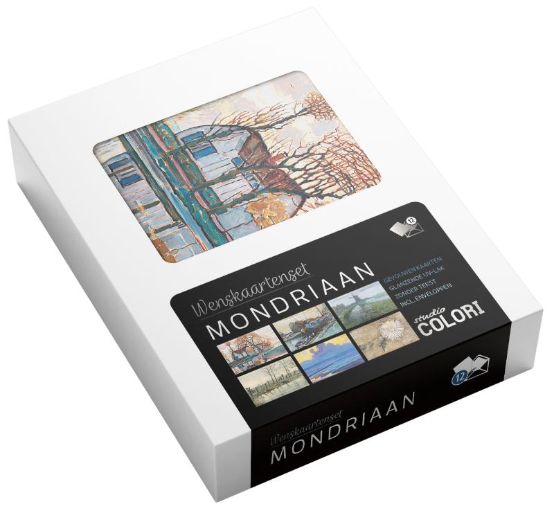 Omslag van Wenskaartenset Mondriaan