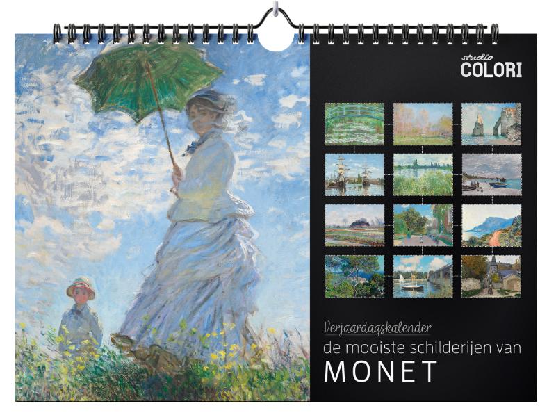 Omslag van Verjaardagskalender De mooiste schilderijen van Monet