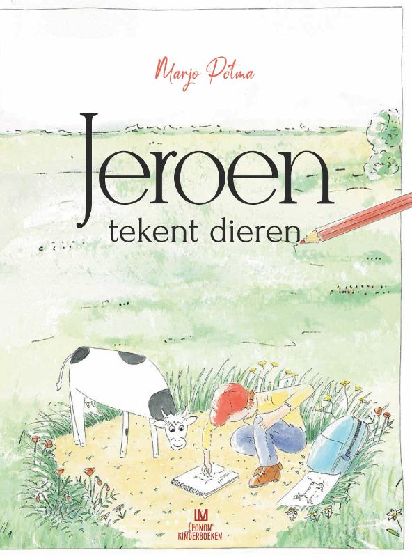 Omslag van Jeroen tekent dieren