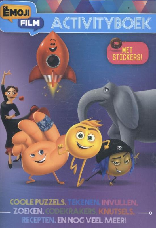 Omslag van Emoij de film activity-boek