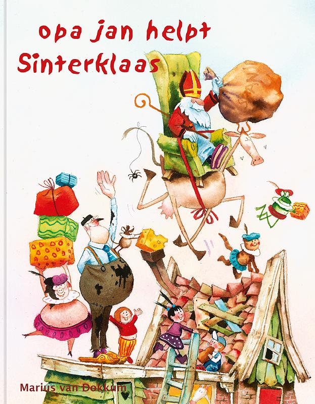 Omslag van Opa Jan helpt Sinterklaas