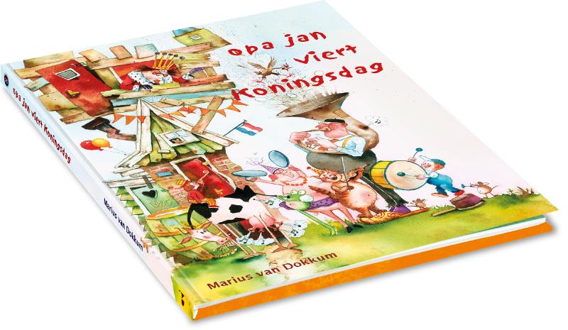 Omslag van Opa Jan viert Koningsdag