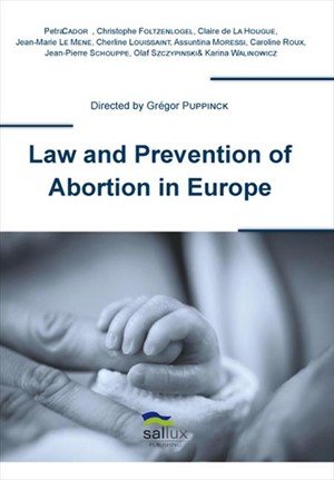 Omslag van Law and Prevention of Abortion in Europe