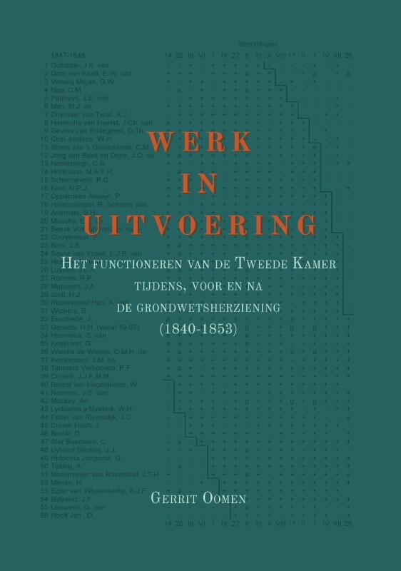 Omslag van Werk in uitvoering