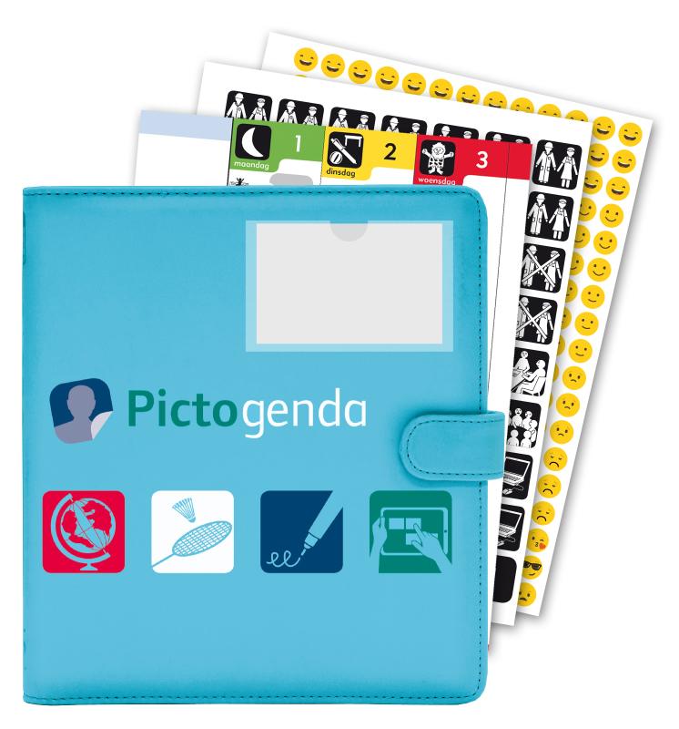 Omslag van Pictogenda compleet 2018, lichtblauw NL editie