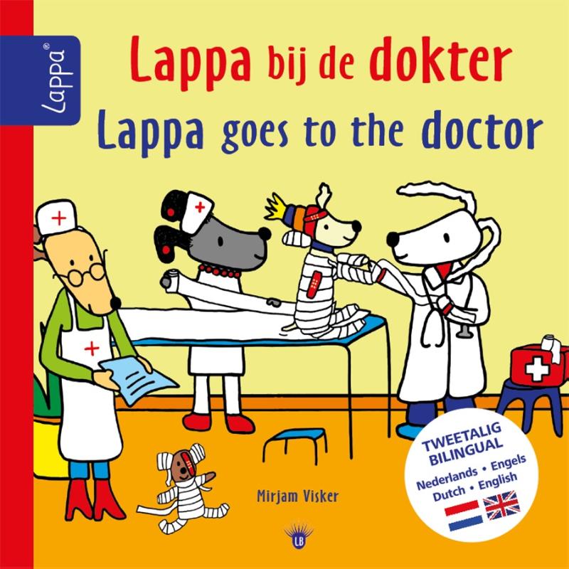 Omslag van Lappa bij de dokter-Lappa goes to the doctor (NL-Engels)
