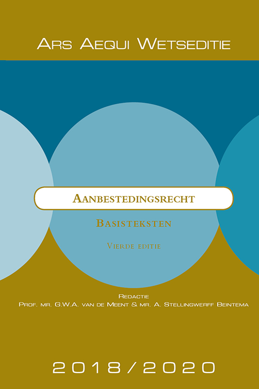 Omslag van Aanbestedingsrecht 2018/2020