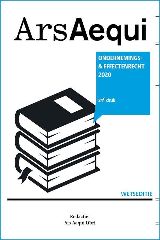 Omslag van Ondernemings- & effectenrecht 2020