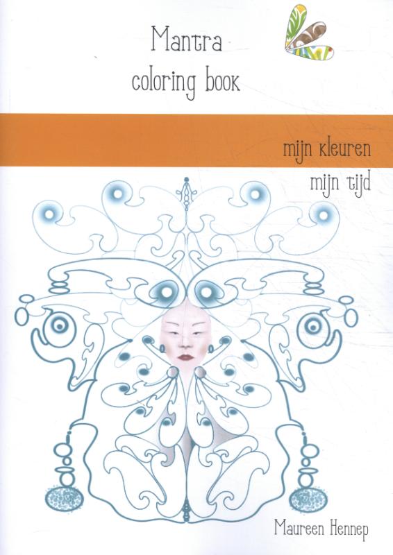Omslag van Mantra Coloring book A4