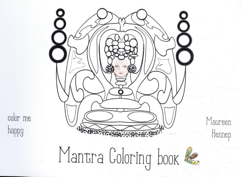 Omslag van Mantra Coloring book