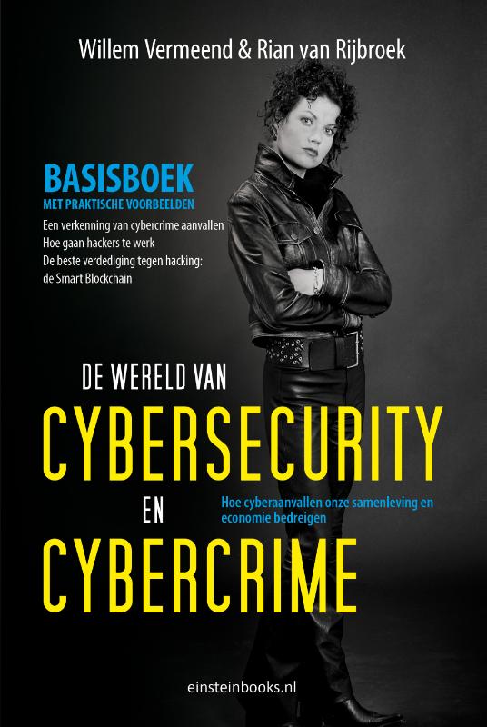 Omslag van De wereld van Cybersecurity en Cybercrime